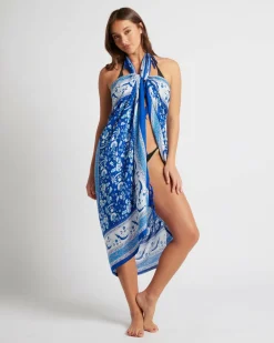 Sarongs*Kaiami Neptune Sarong Blue