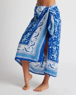 Sarongs*Kaiami Neptune Sarong Blue