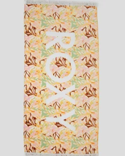 Towels|Beach Accessories & Towels*Roxy New Fringes Towel Quiet Green Coast 2 Coast