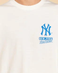 Tops & T-Shirts*Majestic New York Yankees Iconic Eats T-Shirt White Marl