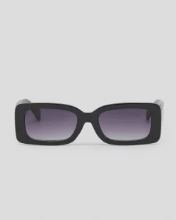 Sunglasses*Indie Eyewear Newport Sunglasses Black/smoke