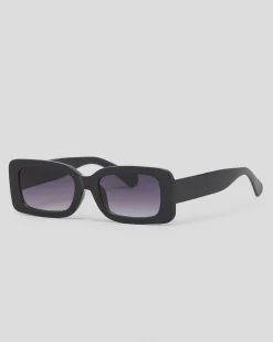 Sunglasses*Indie Eyewear Newport Sunglasses Black/smoke