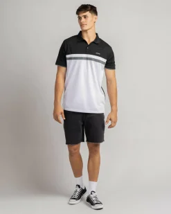 Tops & T-Shirts*Jacks Nexus Polo Shirt Black/white
