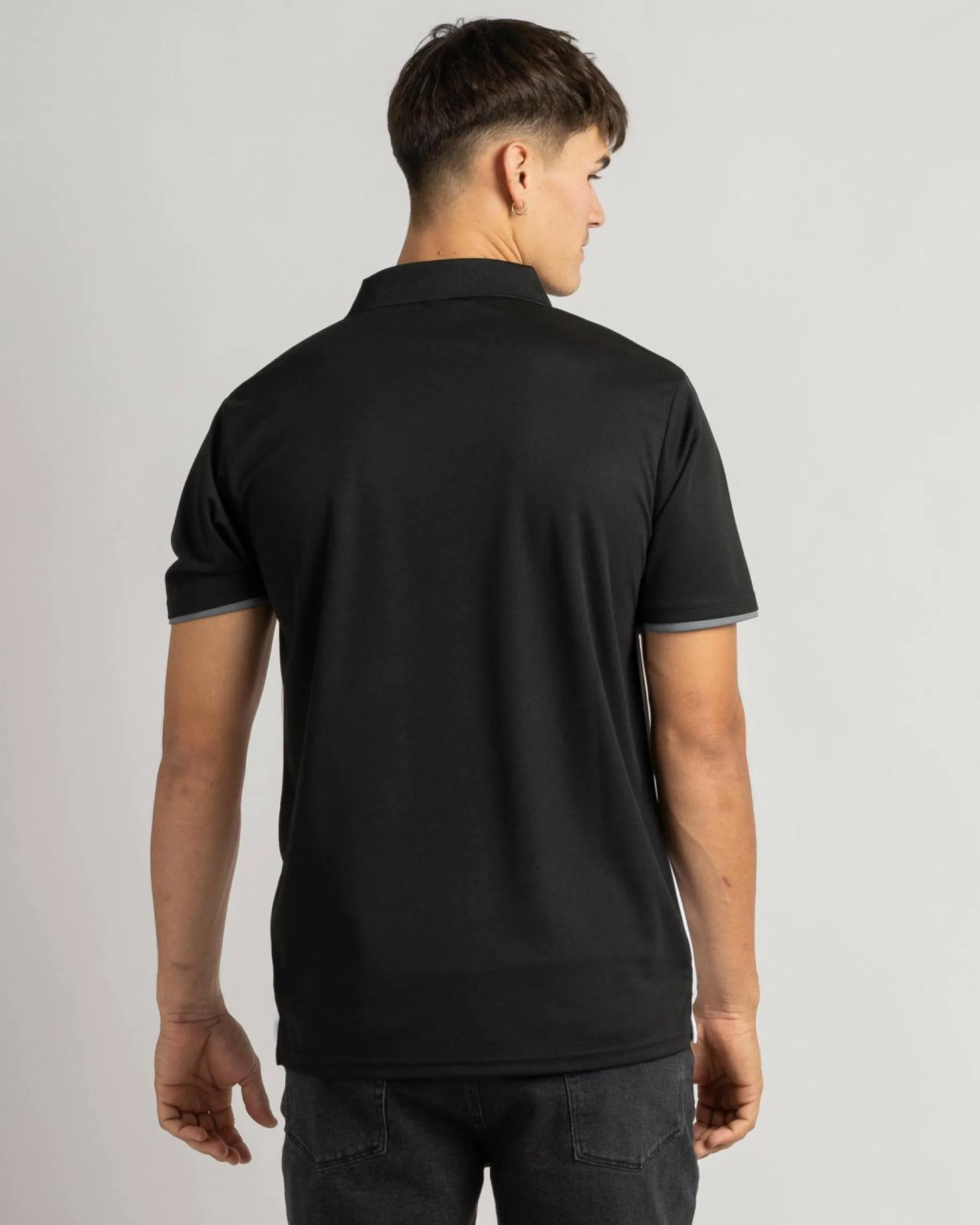 Tops & T-Shirts*Jacks Nexus Polo Shirt Black/white
