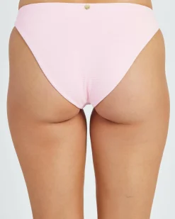 Bikinis*Kaiami Niana Knot High Cut Bikini Bottom Strawberry Gelato