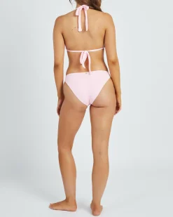 Bikinis*Kaiami Niana Knot High Cut Bikini Bottom Strawberry Gelato