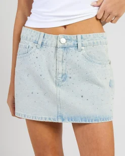 Online Nicky Diamante Skirt Women Denim|Bottoms