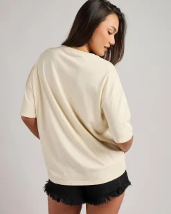 Tops*Billabong Night Walk T-Shirt White Cap