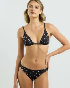 Bikinis*Billabong Nights In Paradise Reversible Tall Triangle Bikini Top Multi