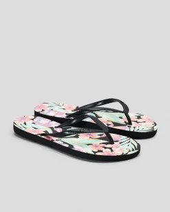 Clearance Nights In Paradise Thongs Women Flip Flops