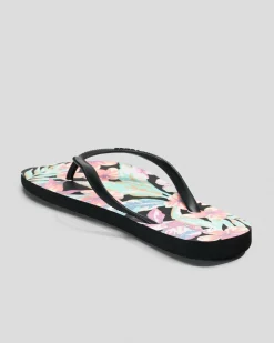 Clearance Nights In Paradise Thongs Women Flip Flops