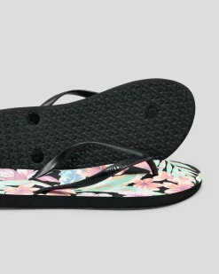 Clearance Nights In Paradise Thongs Women Flip Flops