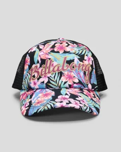 Clearance Nights In Paradise Trucker Cap Women Headwear