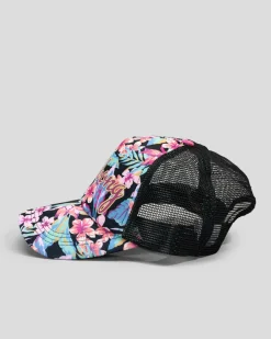 Clearance Nights In Paradise Trucker Cap Women Headwear