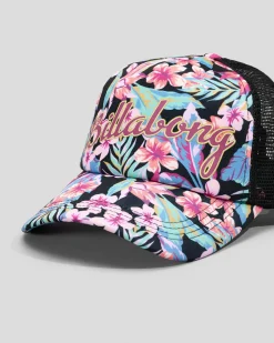 Clearance Nights In Paradise Trucker Cap Women Headwear