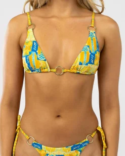 Nirvana Ring Triangle Bikini Top Women Bikinis