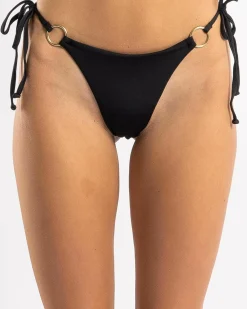 Bikinis*Topanga Noah Ring Itsy Bikini Bottom Black