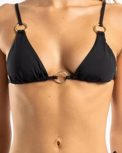 Hot Noah Ring Triangle Bikini Top Women Bikinis