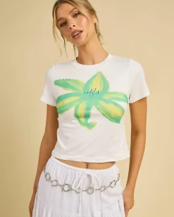 Tops*Mooloola Noah Tee Green
