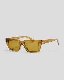 Sunglasses*Le Specs Nocturnal Habit Sunglasses Whiskey/ Ochre Mono