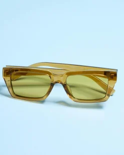 Sunglasses*Le Specs Nocturnal Habit Sunglasses Whiskey/ Ochre Mono