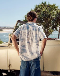 Discount Nocturnal Short Sleeve Shirt Tops & T-Shirts|Linen Blend