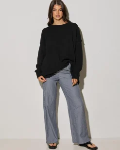Knitwear|Jackets & Coats*My Girl Noel Knit Jumper Black