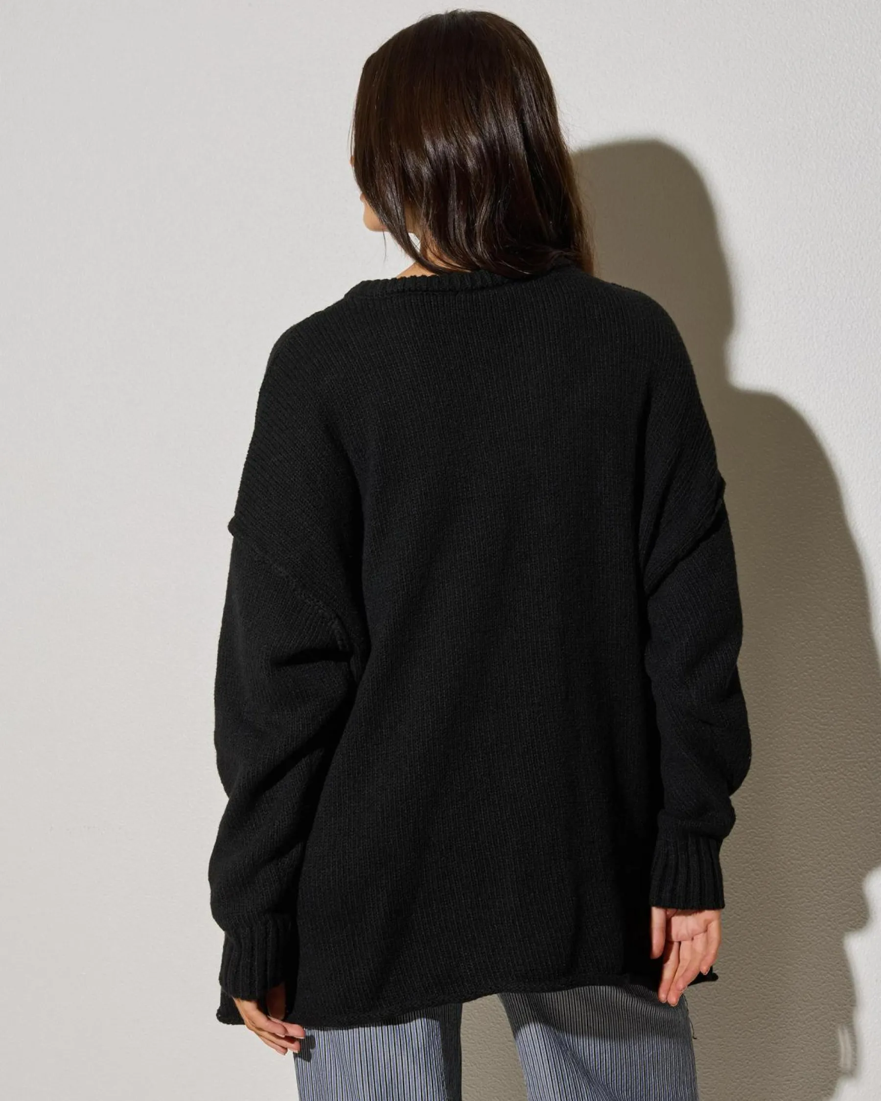 Knitwear|Jackets & Coats*My Girl Noel Knit Jumper Black