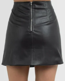 Bottoms*Ava And Ever Noelle Skirt Black