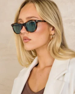 Sunglasses*Le Specs Nonsensical Sunglasses Dk Tort/blue
