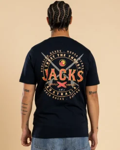 Tops & T-Shirts*Jacks Noosa T-Shirt Navy