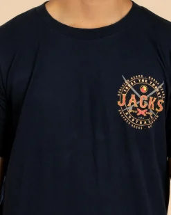Tops & T-Shirts*Jacks Noosa T-Shirt Navy