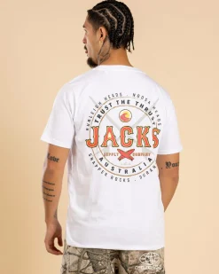 Tops & T-Shirts*Jacks Noosa T-Shirt White