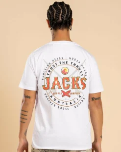 Tops & T-Shirts*Jacks Noosa T-Shirt White