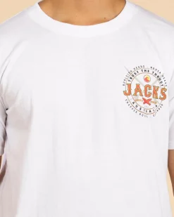Tops & T-Shirts*Jacks Noosa T-Shirt White