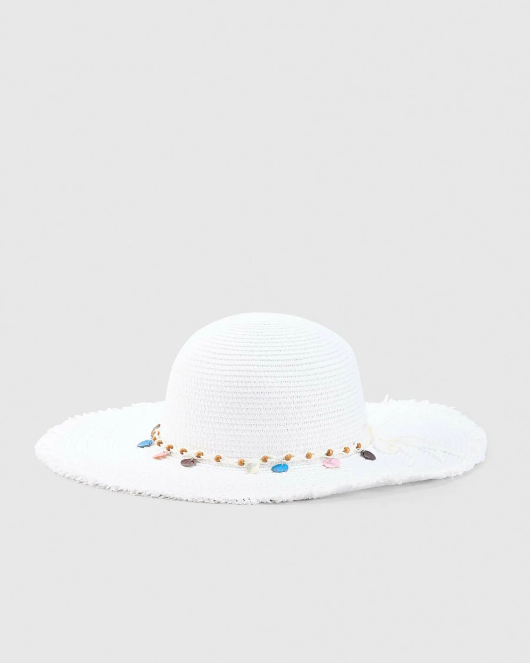 Headwear*Mooloola Nora Floppy Hat White