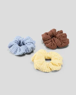 Beauty & Hair*Karyn In LA Norah Scrunchie Pack Blue/butter/chocolate