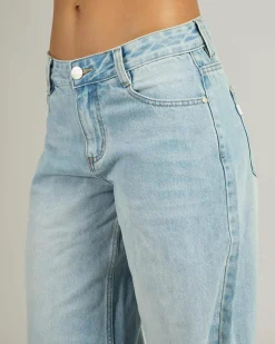 Denim|Bottoms*DESU Nova Baggy Balloon Jeans Blasted Light Blue