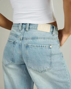 Denim|Bottoms*DESU Nova Baggy Balloon Jeans Blasted Light Blue
