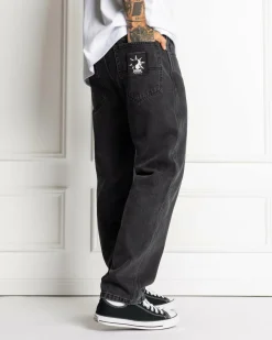 Shorts & Bottoms*Worship Supplies Nuclear Lounger Jeans Used Black