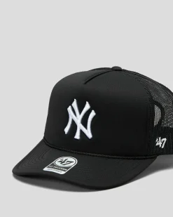 Headwear*Forty Seven NY Yankees Trucker Cap Black