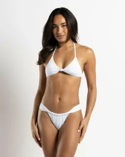 Bikinis*Topanga Nylee Knot Bralette Bikini Top White