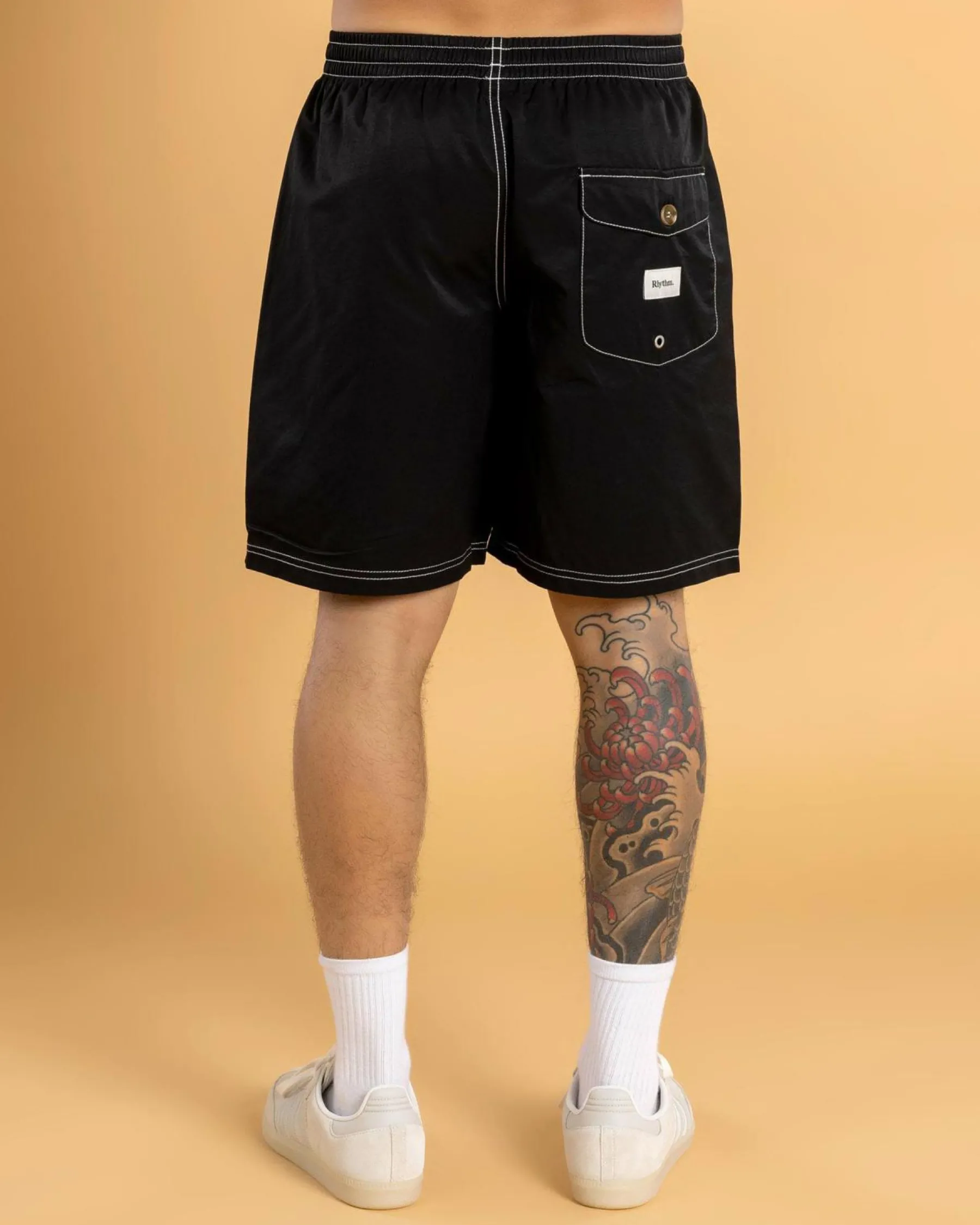 Board Shorts|Shorts & Bottoms*Rhythm Nylon Fatigue Jam Shorts Black