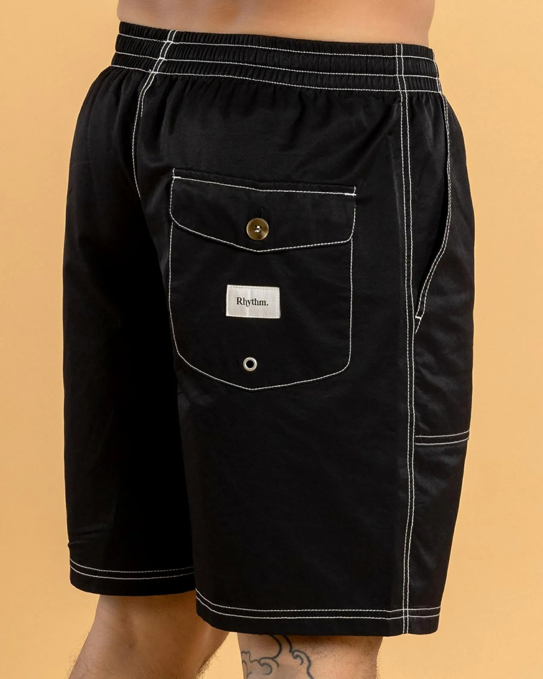 Board Shorts|Shorts & Bottoms*Rhythm Nylon Fatigue Jam Shorts Black