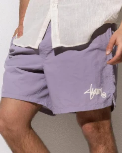 Shorts & Bottoms*S-Double Nylon King Coast Shorts Dusty Grape
