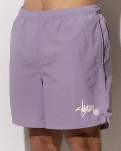 Shorts & Bottoms*S-Double Nylon King Coast Shorts Dusty Grape