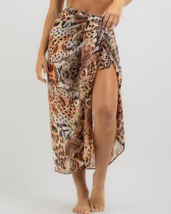 Sarongs*Kaiami Nyssa Sarong Leopard