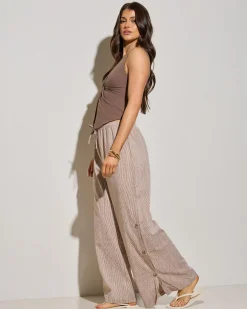 Bottoms*Mooloola Oahu Pants Brown