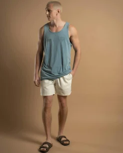 Tops & T-Shirts*Lucid Obelisk Singlet Blue Wash