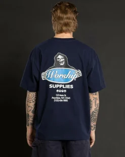 Tops & T-Shirts*Worship Supplies Observer T-Shirt Peacoat